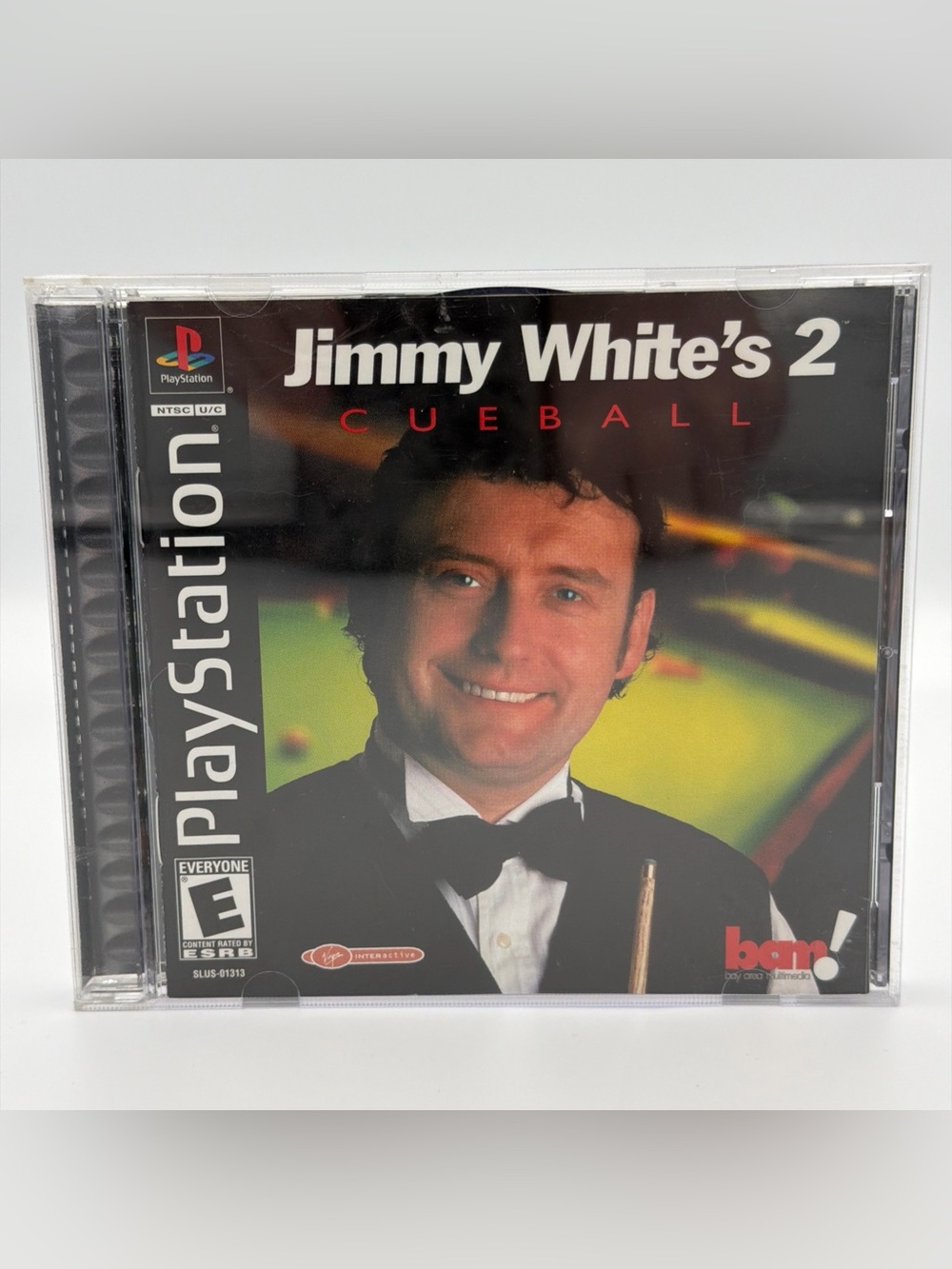 Jimmy White's 2: Cueball PlayStation Sony Game - Black